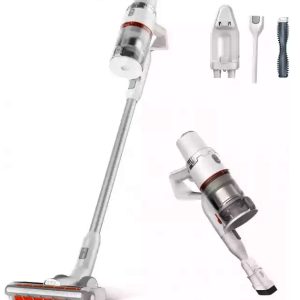 JASHEN S16E Aspirador sin Cable, Potencia de succión Muy Fuerte de 22.000 Pa, hasta 40 min, batería extraíble, sin Bolsa, HEPA 13, Aspirador de Barra para para pelos de Mascotas, Coche, alfombras